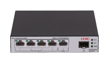 H3C S1600V2-6P-HPWR Gigabit Switch Access Web Managed Ethernet Port+Optical PoE+ Port Enterprise Switch