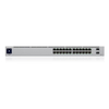 Ubiquiti UniFi Switch 24 PoE USW-24-POE – 24-Port Gigabit Layer 2 Managed Switch, 16x PoE+ 802.3at (95W Budget), 2x 1G SFP, Fanless Silent Cooling, 1.3" Touchscreen, Rackmount
