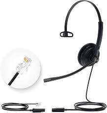 Yealink YHS36 Wired USB Headset Noise Cancelling Business Headset for Yealink T2/T4/T5 Series IP Phones, Office, Call Center