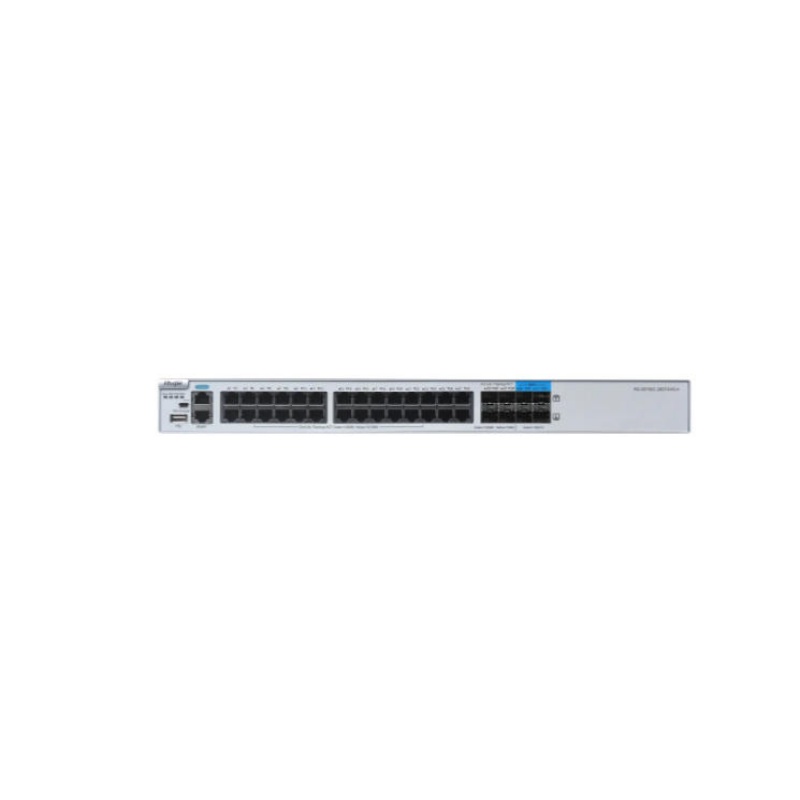 Ruijie 28-port Gigabit Ethernet enterprise core aggregation switch with 10 Gigabit uplink, 2 expansion slots, RG-S5750C-28GT4XS-H