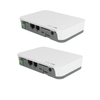 MikroTik KNOT RB924i-2nD-BT5&BG77 IoT Gateway – 2.4GHz Wi-Fi 4, Bluetooth 5.2, LTE CAT-M/NB2, GPS/GNSS, 2x 10/100 PoE Ports, RS485/Modbus, DIN Rail, RouterOS L4