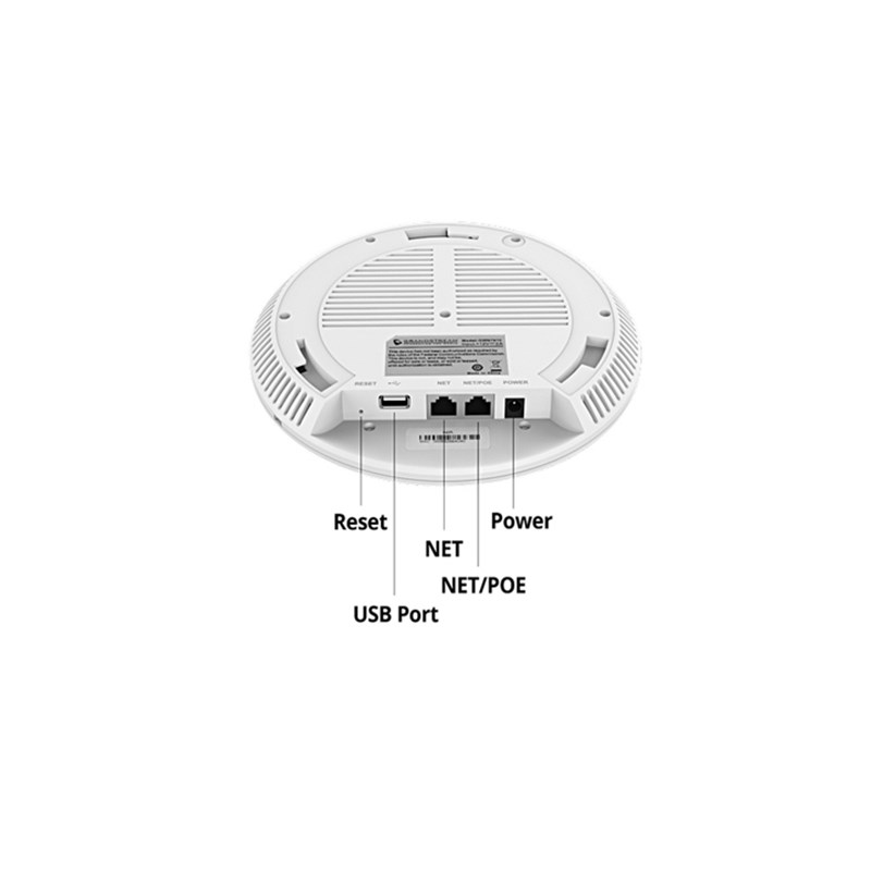 Grandstream GWN7630 802.11ac Wave-2 4x4: 4-port enterprise Wi-Fi access point for small and medium businesses