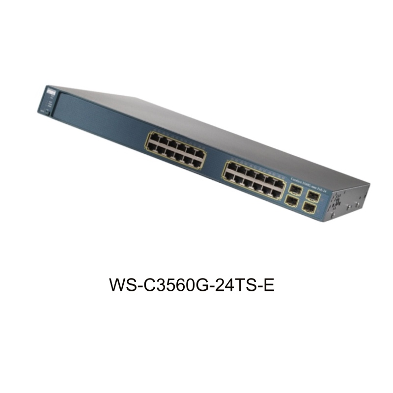 Cisco Original Used WS-C3560G-24TS-E 3560 24 10/100/1000T + 4 SFP StandardImage
