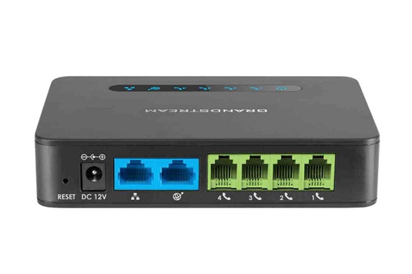 Grandstream HT814 Powerful 4-Port FXS Gateway with Gigabit NAT Router 