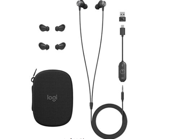 Logitech Zone Wired Earbuds - headset