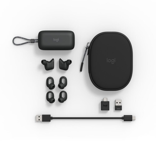 Logitech Zone Noise-Canceling True Wireless In-Ear Headphones (Graphite)