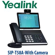 Yealink T58A with CAM Smart Media HD Phone