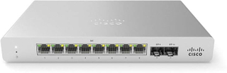 Cisco MS120-8FP-HW Meraki MS120-8FP 8-Port 1GbE PoE+ Cloud Managed Switch 