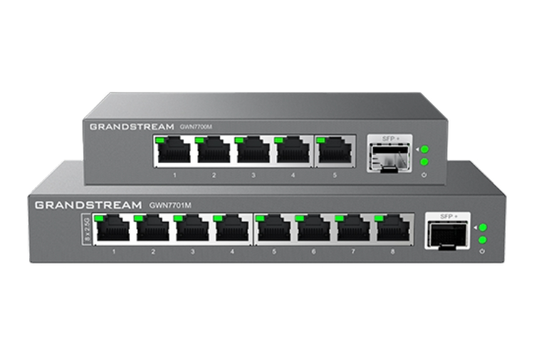 GRANDSTREAM GWN7701M 8-port 2.5 Multi-Gigabit, 1 X SFP+ Unmanaged Ethernet Switch