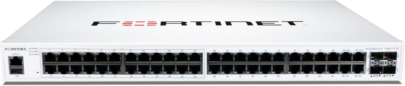 Fortinet FortiSwitch - 148F-POE L2+ Management Switch with 370W PoE (FS-148F-POE)