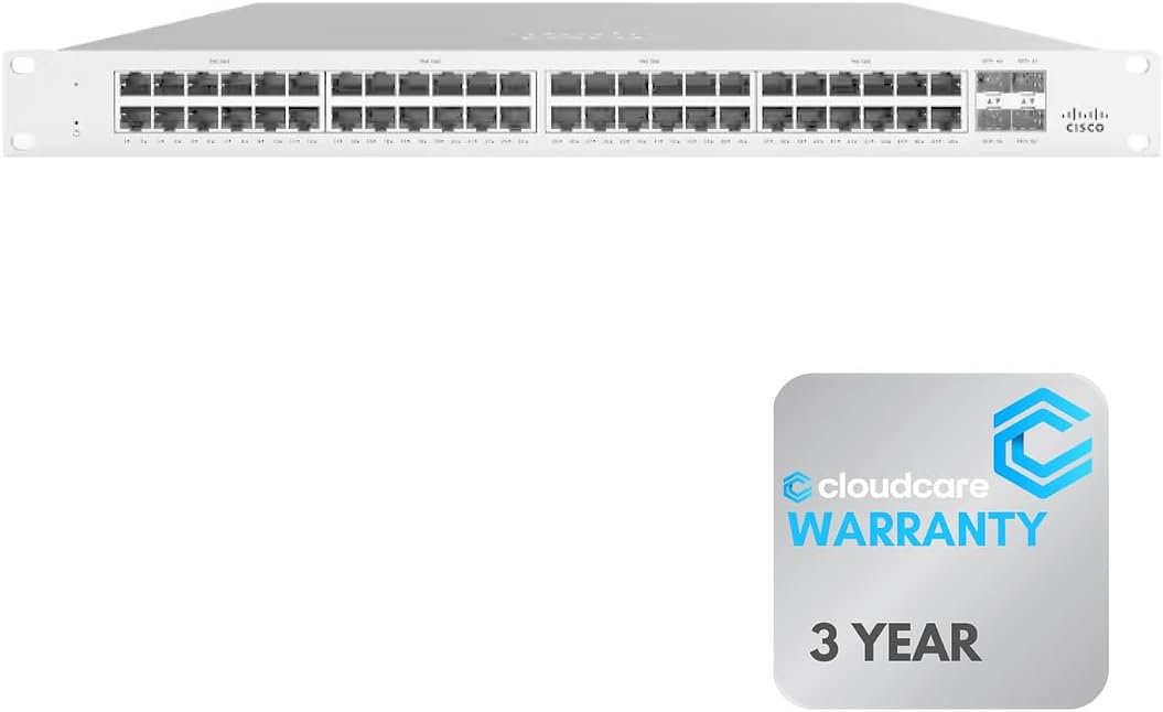 MS125-48-HW Meraki MS125-48 48 Port Cloud Managed Switch (MS125-48-HW)