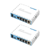 MikroTik hAP ac lite RB952Ui-5ac2nD – Dual-Concurrent 2.4/5GHz AC750 Access Point with 5x Fast Ethernet, PoE-out, USB, 650MHz CPU, 64MB RAM, RouterOS L4