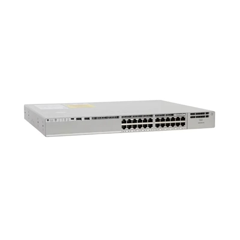 C9200-24P-E, Cisco Catalyst 9200 Switch, 24xPoE+ ports/Layer 3/Network Essentials