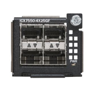 Ruckus ICX7550-4X25GF Icx 550 4-port 1/10/25GbE SFP28 Module