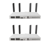 MikroTik CRS418-8P-8G-2S+5axQ2axQ-RM All-in-One PoE Switch, Router & Wi-Fi 6 Access Point – 16 GbE Ports, 2x 10G SFP+, 150W PoE