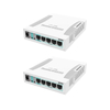 CSS106-1G-4P-1S, Mikrotik CSS Smart Switch, 5x Gigabit PoE/1x SFP/SwOS