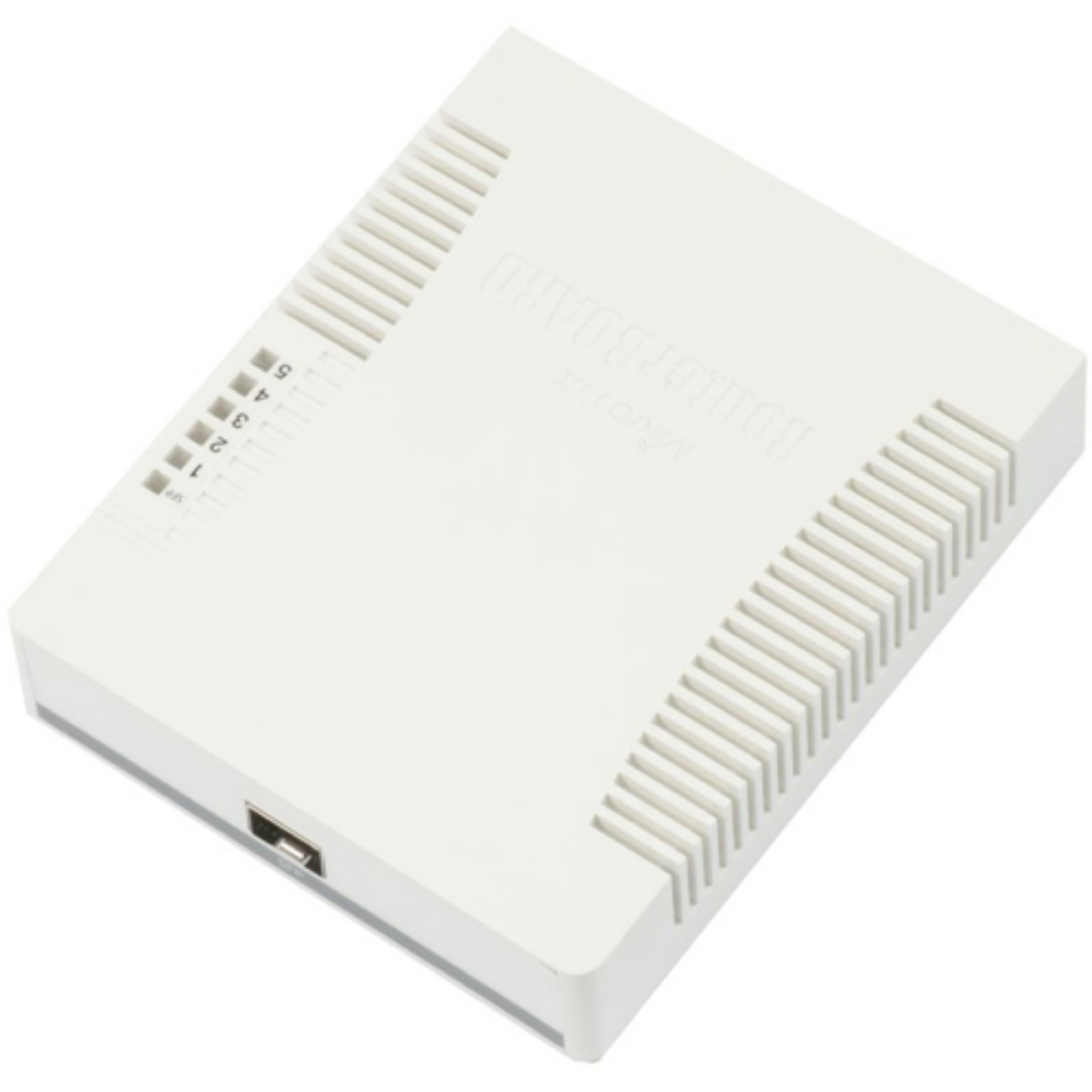 MikroTik CSS106-5G-1S RB260GS 5-Port Gigabit Smart Switch – 5x 1GbE, 1x SFP, SwOS Managed, SOHO Desktop
