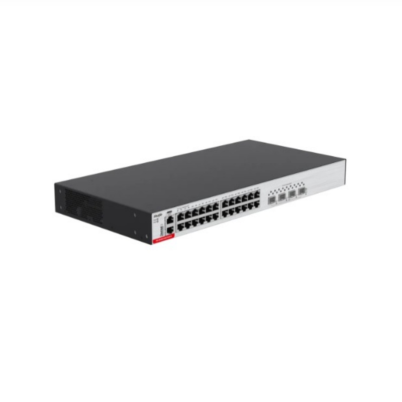 Ruijie 24 port gigabit electric three-layer network management access switch, 10 gigabit uplink, RG-S5300-24GT4XS-E