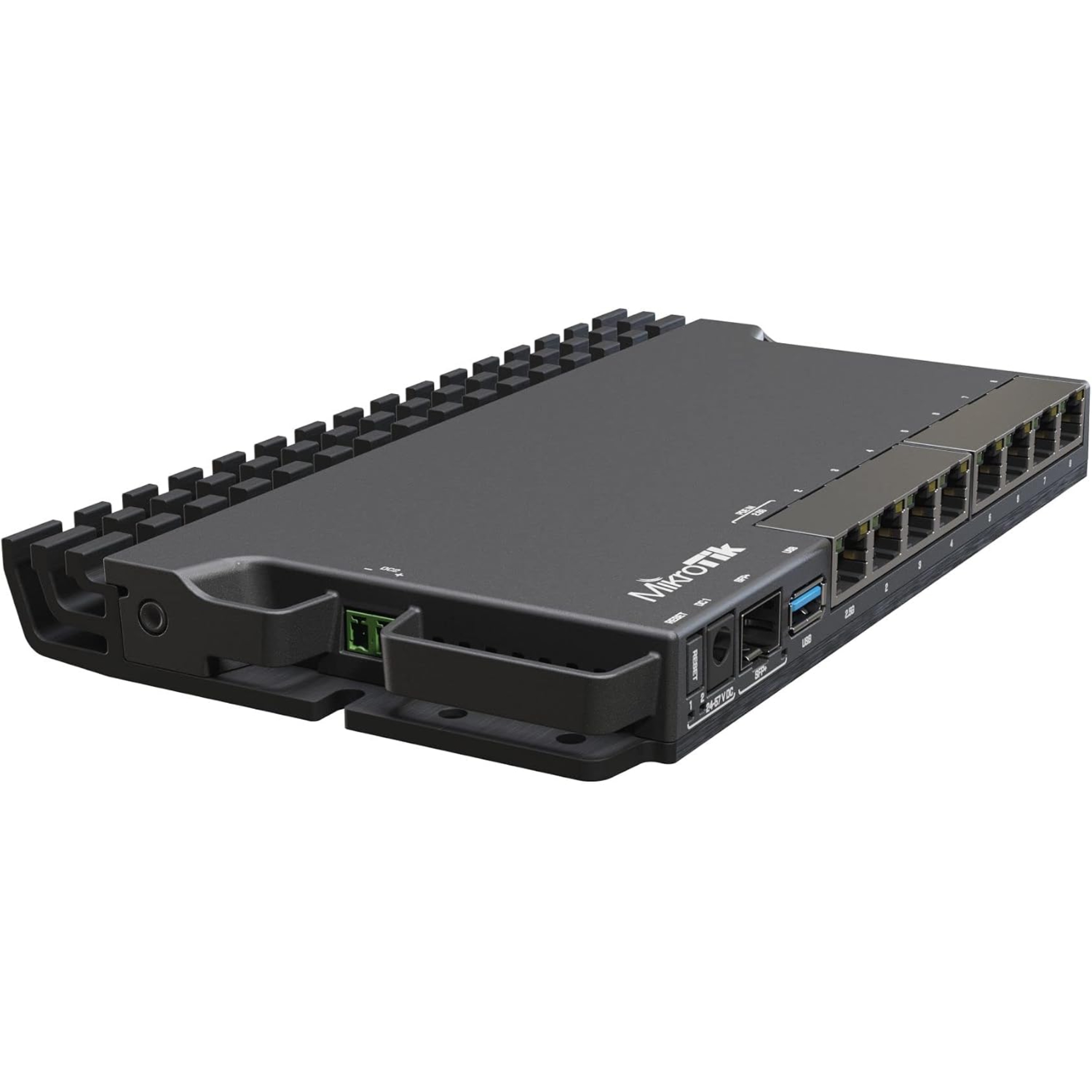 MikroTik RouterBORD 5009UG+S+ with Marvell Armada ARMv8 CPU, 1GB of DDR4 RAM, 1GB RB5009UG+S+in, Ethernet WAN)