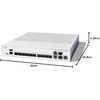 Cisco Catalyst 1300-12XS Managed Switch, 10 Port 10G SFP+, 2x10GE SFP+ Combo, Limited Lifetime Protection 
