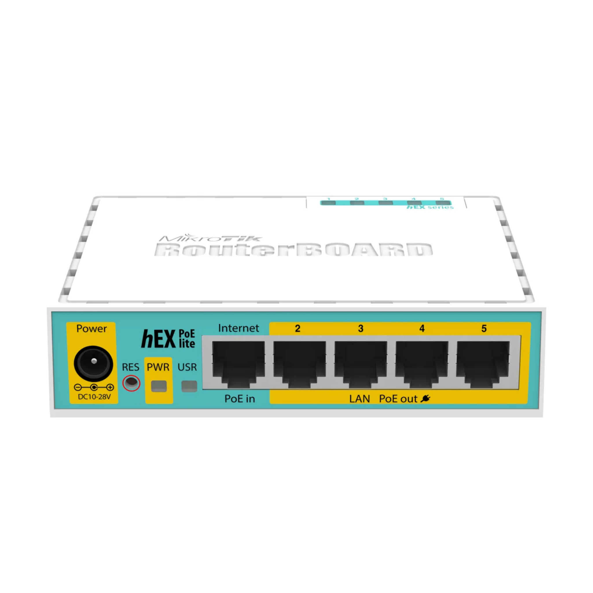 MikroTik RB750UPr2 hEX PoE lite 5-Port Ethernet Router with Passive PoE-Out