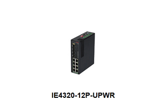 H3C IE4320-12P-UPWR Industrial PoE++ Managed 12-Port For PTZ Camera/AP Dual Power Input Switch
