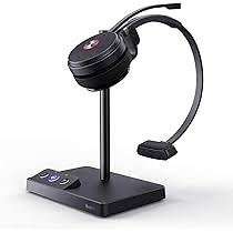 Yealink WH62 Wireless Headset Office Call Center Business Dual/Mono DECT Bluetooth Headset 