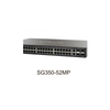  Cisco 350 Series Switches SG350-52MP 52-port Gigabit Managed Desk Switch
