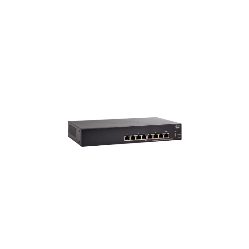 Cisco Small Desk Switch SF350-08 8-Port 10/100 Managed Switch Network Switch