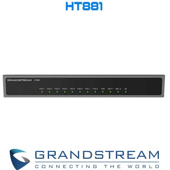 Grandstream 3 SIP profiles via 1 FXS port and 4/8 FXO ports, Grandstream HT841/881 FXO gateway