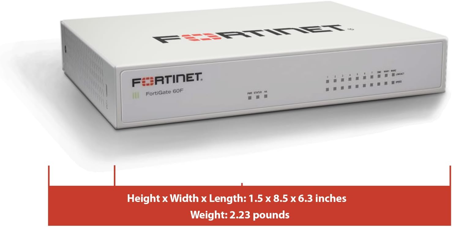 Fortinet FortiGate 60F Hardware – Next-Gen Firewall Protection & Security