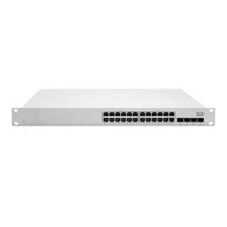 Cisco Meraki MS250-24P L3 Stackable Cloud Managed 24 port Gigabit Ethernet 370W PoE Switch