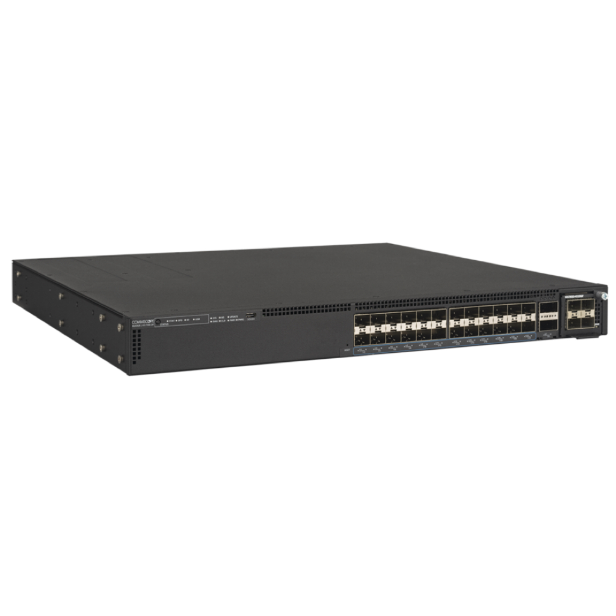 ICX7550-24F-E2, Ruckus ICX7550 Switch, 24x1/10/25G SFP28 Ports/2x40/100G QSFP28/Layer 3 Switch