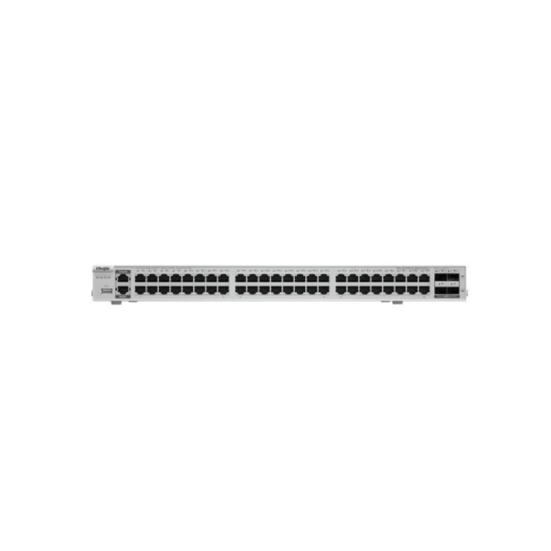 Ruijie 48 Port Gigabit Ethernet Three-layer Network Management Core Converged Ethernet Switch, 10 Gigabit Uplink, RG-S5750V2-48GT4XS-L
