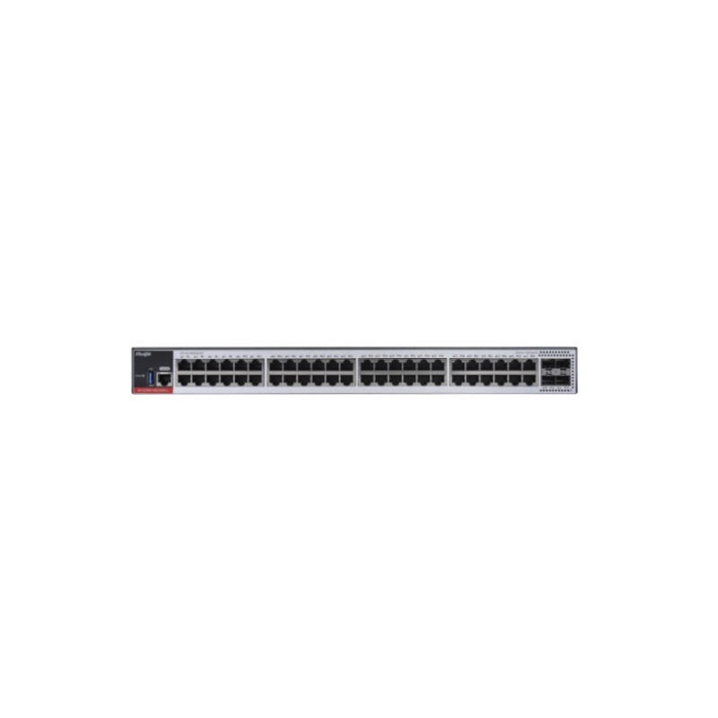 Ruijie 48 Port Gigabit Network Management Access Switch, 2.5G Uplink, RG-S2906-48GT4MS-L