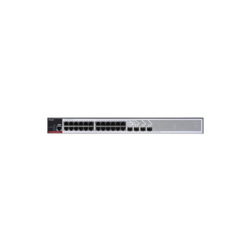 Ruijie 24 port gigabit network management access switch, 2.5G uplink, RG-S2906-24GT4MS-L