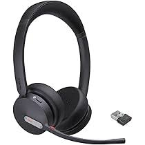 Yealink BH70 Wireless Bluetooth Headset Office/Remote Work Noise Cancellation 5.0 Dual Connectivity Bluetooth Headset