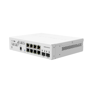 MikroTik - CSS610-8G-2S+in - Cloud Smart Switch 610-8G-2S+in with 8X Gigabit Ports, 2X SFP+ Cages, SwOS, Desktop case