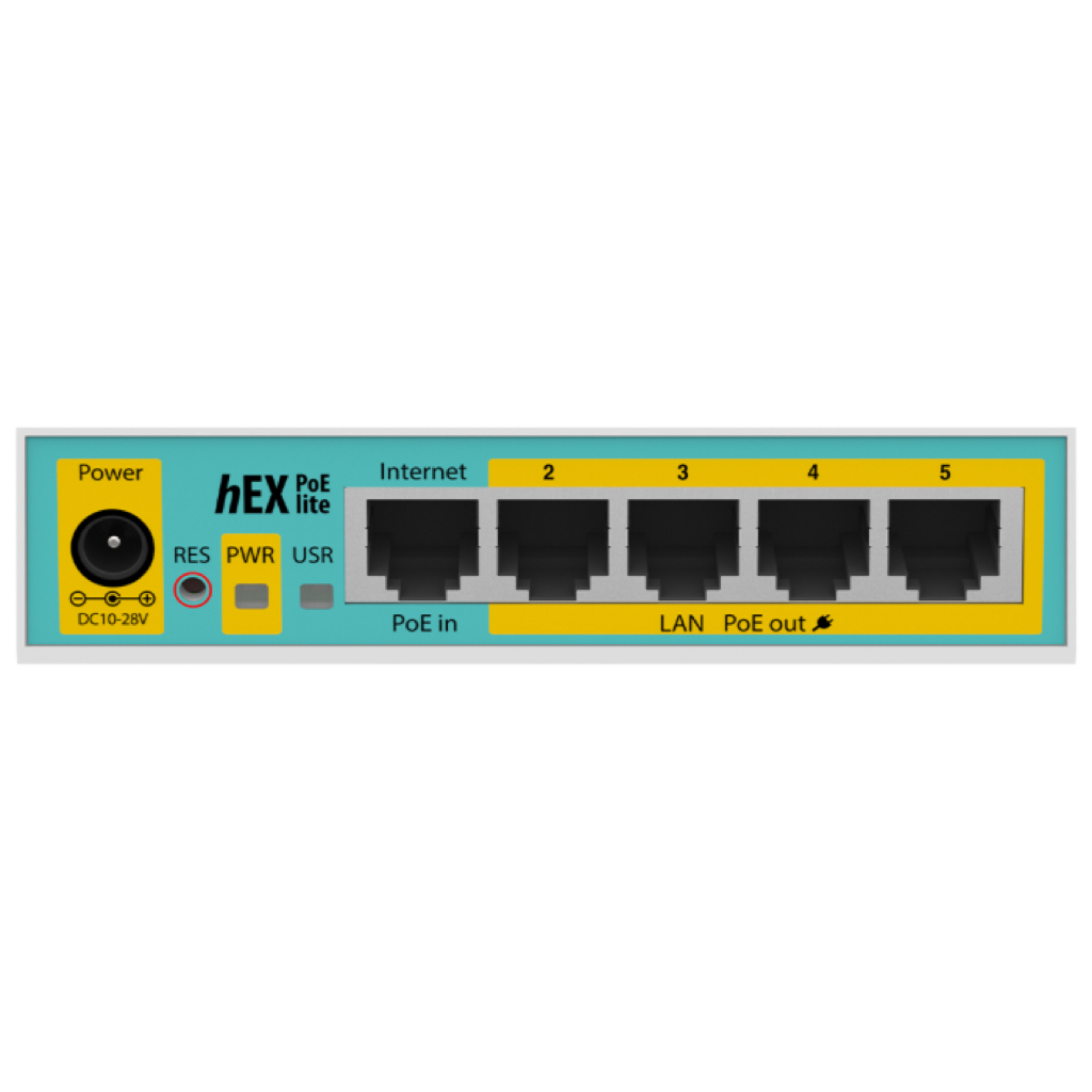 MikroTik RB750UPr2 hEX PoE lite 5-Port Ethernet Router with Passive PoE-Out