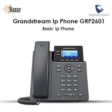 Grandstream GRP2601 IP Phone , 4 SIP Lines, HD Voice, PoE/Power Adapter, for Office & Home VoIP System