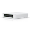 Ubiquiti UniFi Switch Lite 16 PoE USW-Lite-16-POE – 16-Port Gigabit Layer 2 Managed Switch, 8x PoE+ 802.3at (45W Budget), Fanless Silent Cooling, Wall-Mountable Kit Included