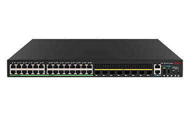 H3C S5130S-24UN8X-EI-G-V2 24x2.5G PoE++ & 8x10G Uplinks IRF2 10KV Surge Enhanced Switch