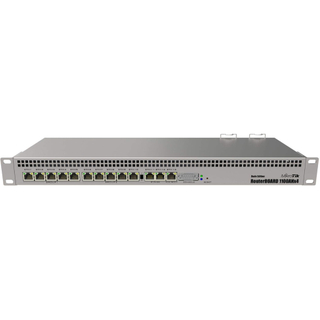 MikroTik RouterBOARD 1100AHx4 Dude Edition with 13 Gigabit Ethernet Ports, RS232 Serial Port and Dual Redundant Power Supplies (RB1100AHx4)