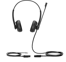 Yealink YHS34 Lite Dual / Mono USB Wired Headset Noise Cancelling Microphone Office Headset with QD to RJ Port