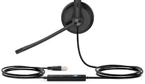 Yealink UH34 Wired USB Headset with Noise Cancelling Microphone for Office Call Center PC & Laptop (UC Certified)