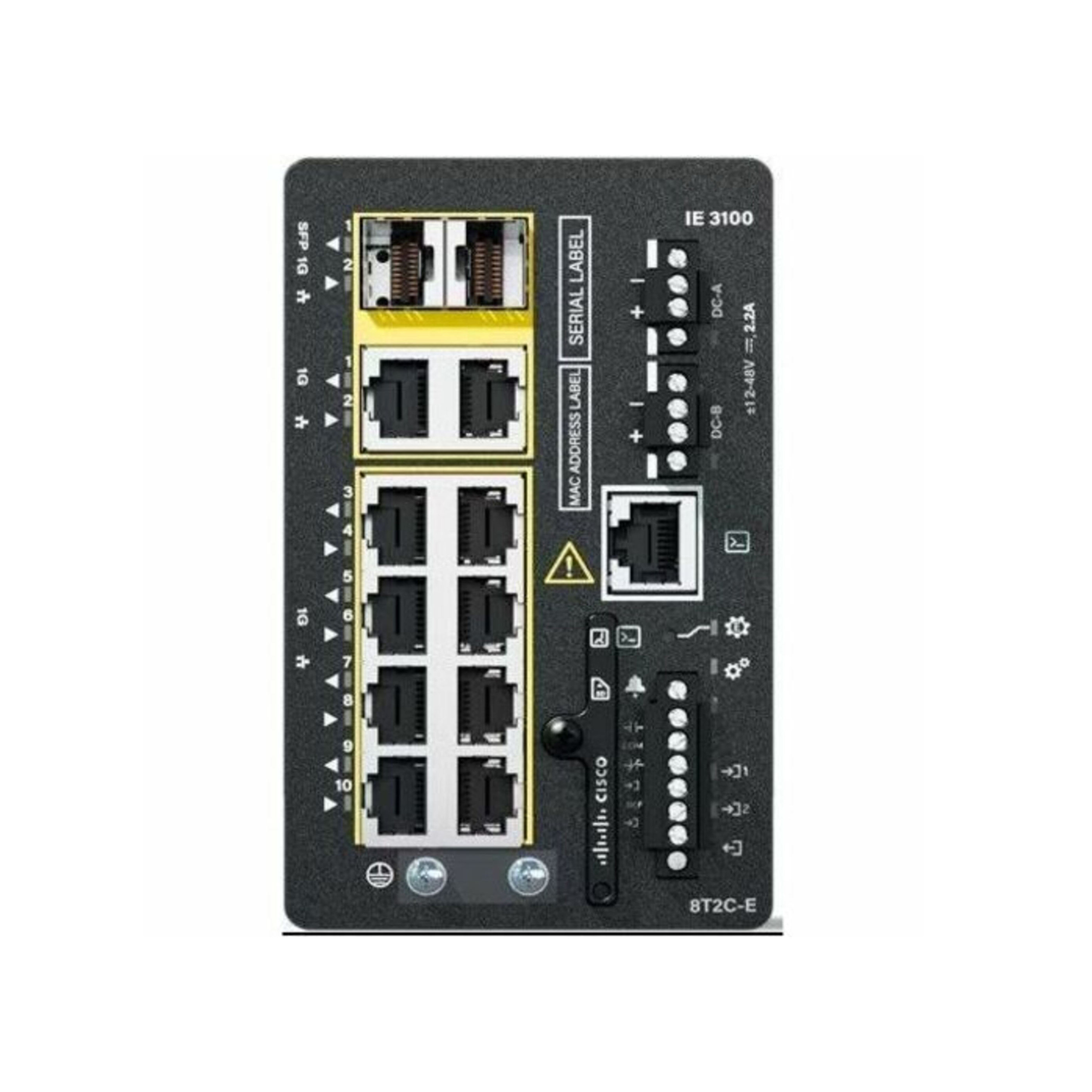 IE-3100-8T2C-E, Cisco Catalyst IE3100 Rugged Switch, 8xGE RJ45/2xCombo GE