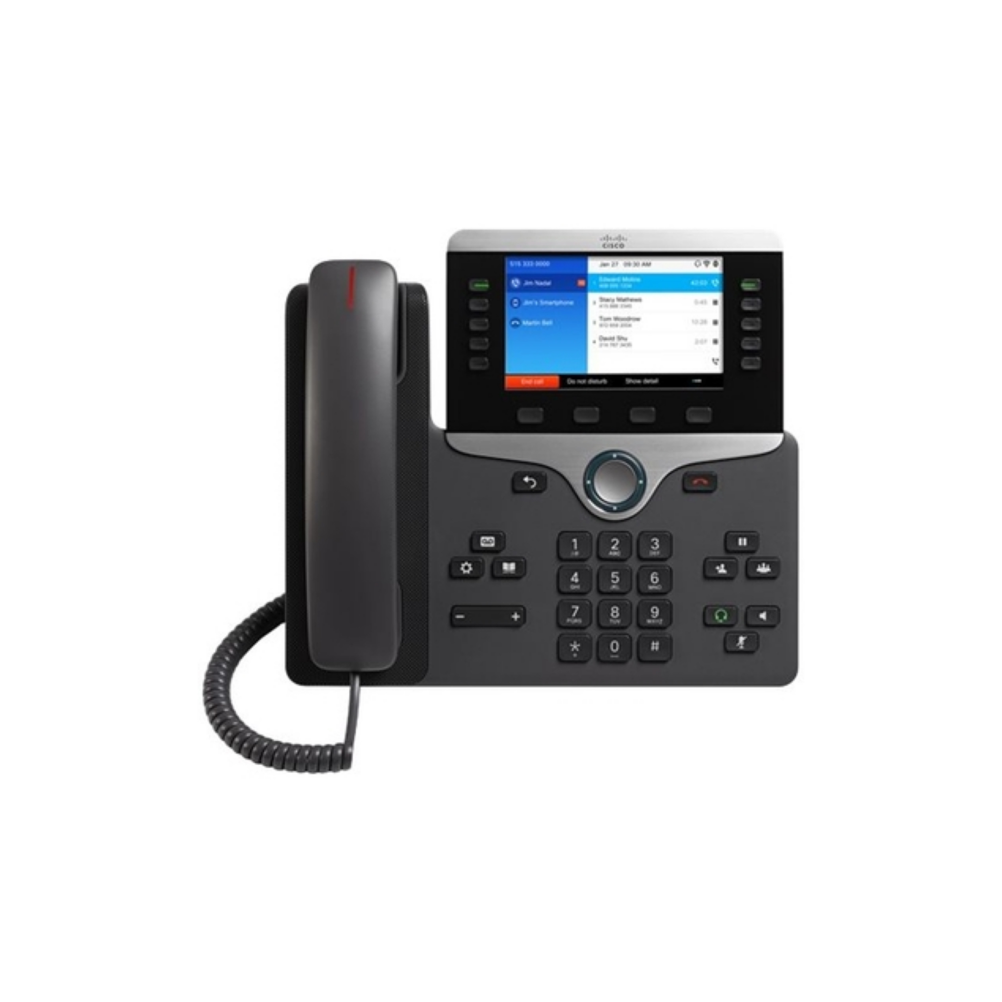 CP-8861-K9, Cisco IP Phone, VGA widescreen/Wi-Fi/Bluetooth