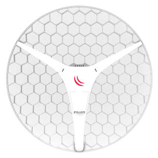 MikroTik LHG XL 5 ac 4-Pack RBLHGG-5acD-XL4pack – 4x 5GHz 27dBi Outdoor Wireless CPE/Point-to-Point Bridge, 867Mbps 802.11ac, Gigabit Ethernet, PoE, RouterOS L3