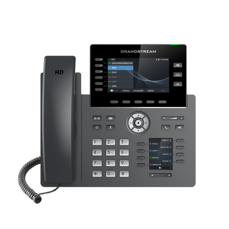 Grandstream GRP2616 IP Office Business Phone, 6-Line Carrier-Grade IP Phone with Wi-Fi, Bluetooth