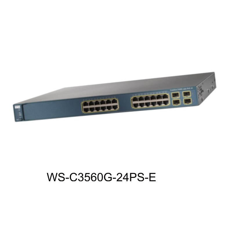 Cisco Original Cheap Used Switch 3560G 24 Ports Gigabit PoE Network Switch WS-C3560G-24PS-E